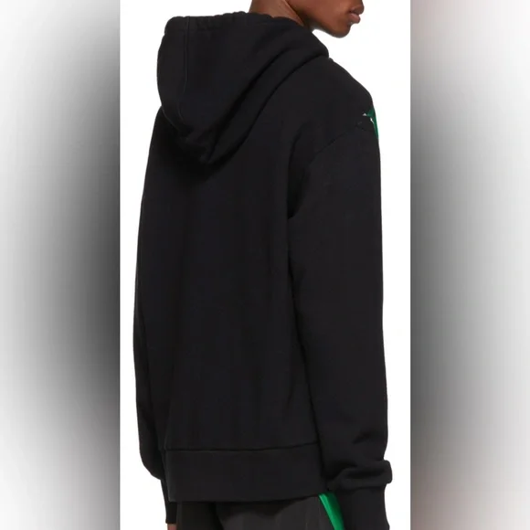 Gucci Mens Tiger Print Hooded Sweatshrt Black Sz L - Picture 6 of 11